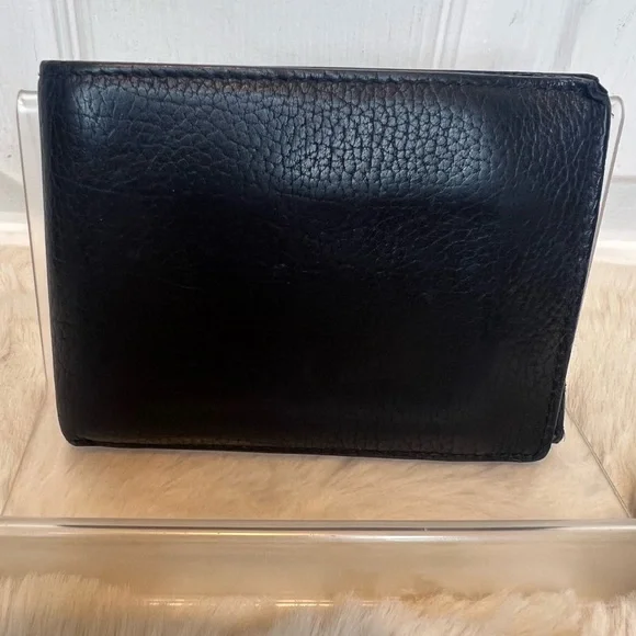 BOTTEGA VENETA LEATHER LAMBSKIN WALLET BLACK